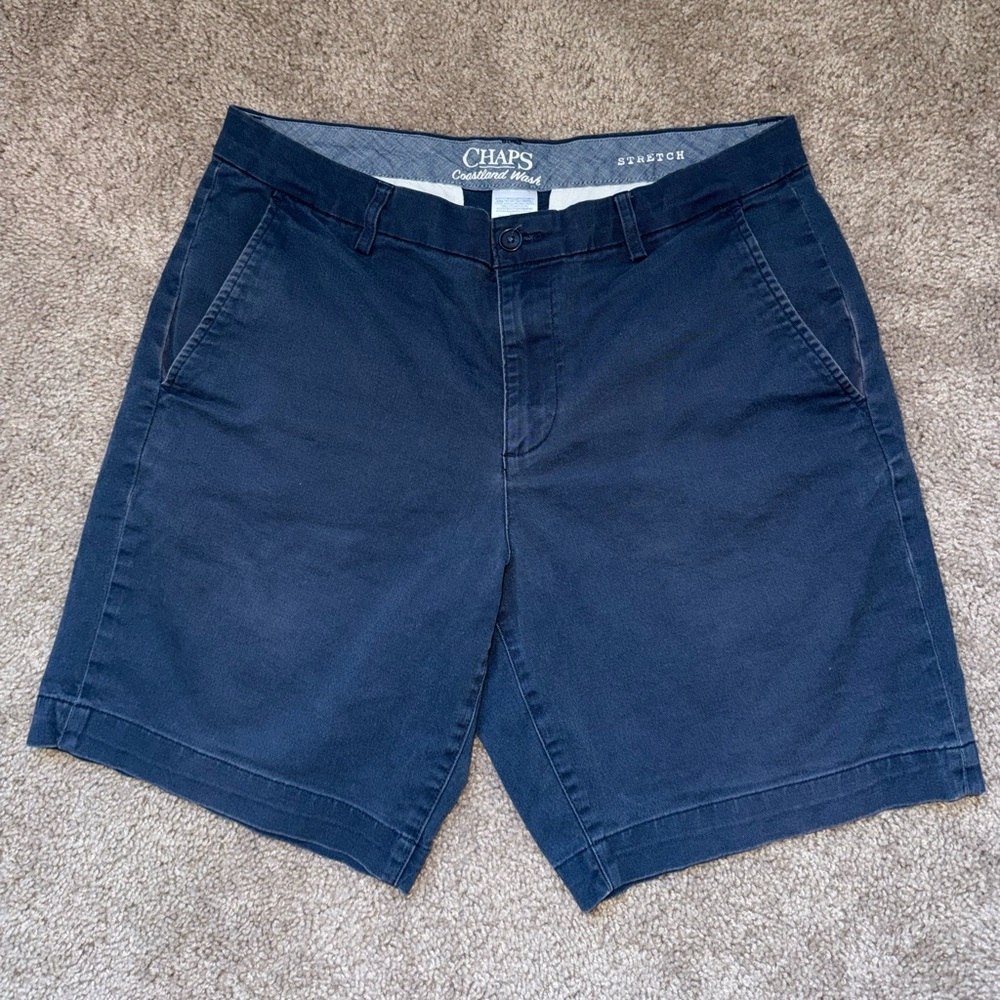 Chaps Men's Short Navy Blue W33 X 8.5" long